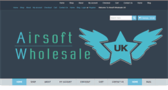 Desktop Screenshot of airsoftwholesaleuk.com